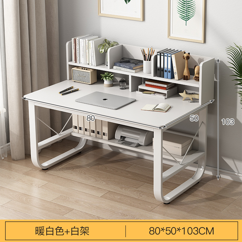 Escritorio de computadora con escritorio de estantería Escritorio de estudio en casa del estudiante escritorio simple escritorio Banco DE TRABAJO