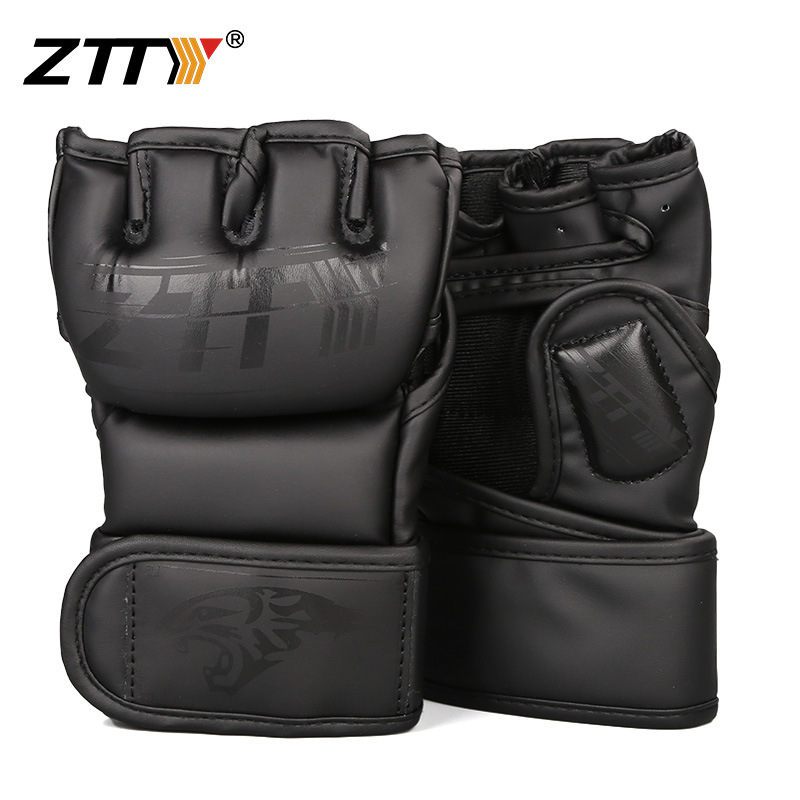 Zhengtu Sports Custom MMA Boxing Guantes PU Deportes Fitness Guantes Entrenamiento profesional Guantes de lucha