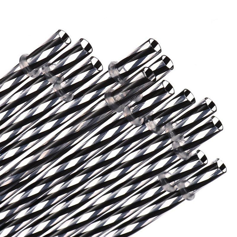 Inventario de tubería dura repetible con anillo de paja transfronteriza venta caliente 12 roscas de color de paja dura resistente al desprendimiento de plástico PP