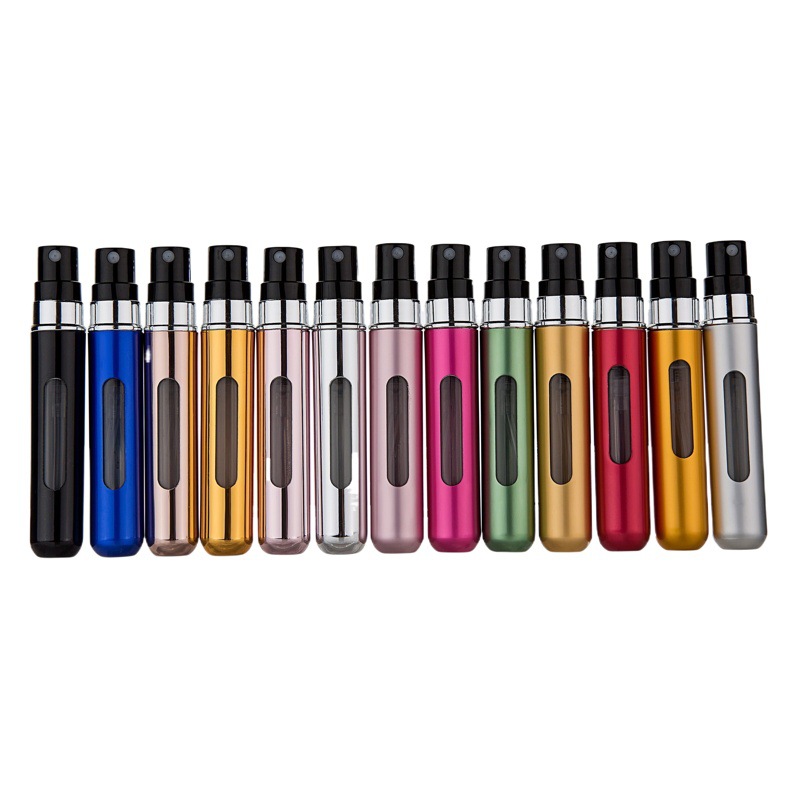 Perfume sub-botella inferior de llenado 8ml botella vacía botella de plástico de llenado inferior botella de spray portátil de viaje cosméticos sub-botella en stock