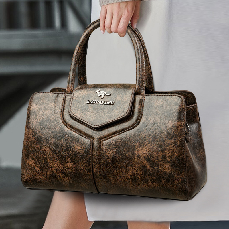 Bolso de mujer 2024 nueva moda estampado bolso de mano de gran capacidad ocio de hombro mochila de moda