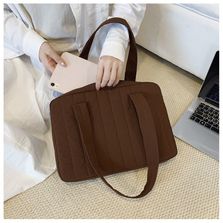 Laptop Bag Shoulder Bag Multi-Purpose Tote Simple Commuter iPad Protective Bag 14-Inch Handbag