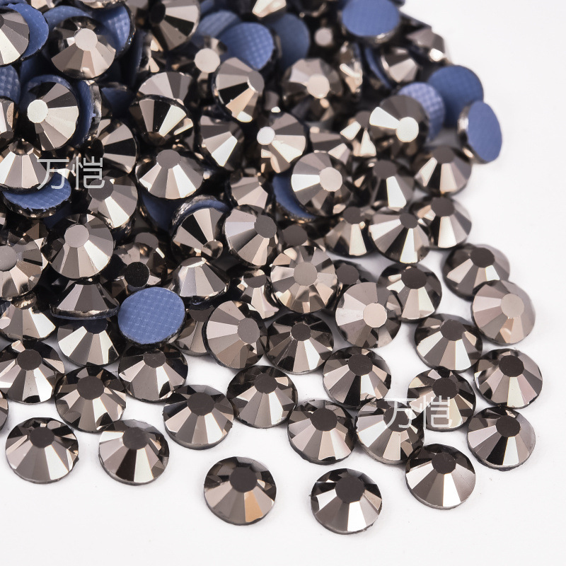 爆発的な輝きの平底イミテーションオパールラインストーン、衣類用アクセサリー、電気メッキガラスラインストーン、大型装飾品、DIYジュエリーアクセサリー材料