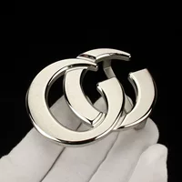 4,0 Подвесная Пряжка Гладкая Пряжка из нержавеющей стали Стиль внутреннего ношения Чистая сталь Материал 3,8 Талия Голова Бизнес CC Письмо GG