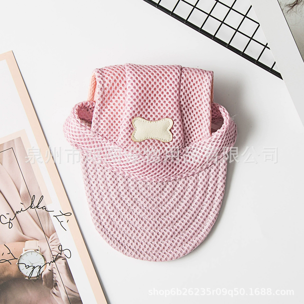 2025 трансграничный новый продукт спот летняя сетка домашняя бейсбольная кепка собака солнцезащитный козырь кошка утиный язык шляпа