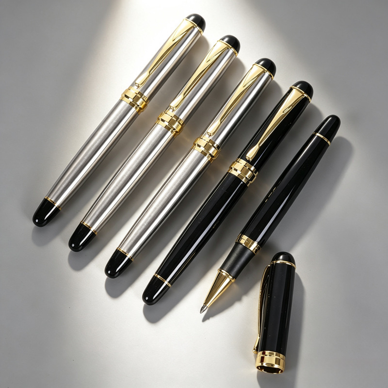 Hengda Pen Manufacturing wholesales high-end metal signature pens, business promotional gifts, ballpoint pens, and custom-printed pens with company logos