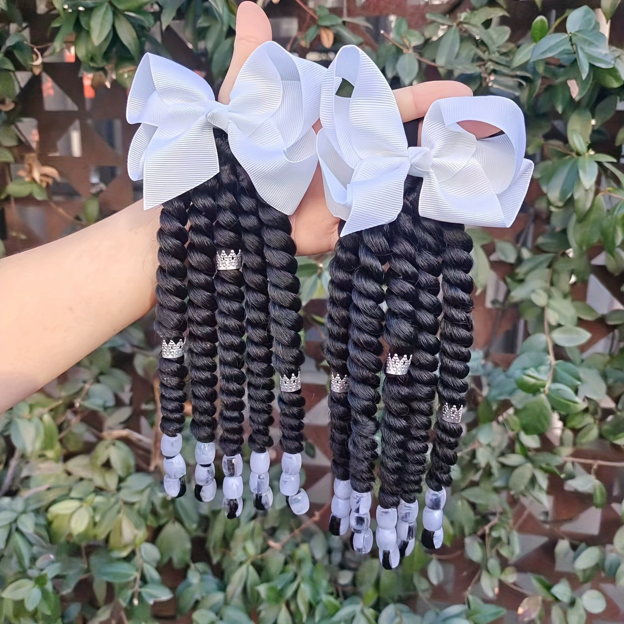 2025 новый трансграничный дропшиппинг плетеный хвост милый и симпатичный хиппи африканский стиль прически