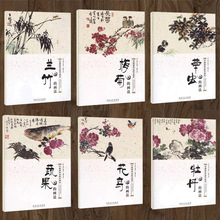 中国画技法教学典范 全6册 梅兰竹菊 草虫 蔬果 花鸟 牡丹的画法