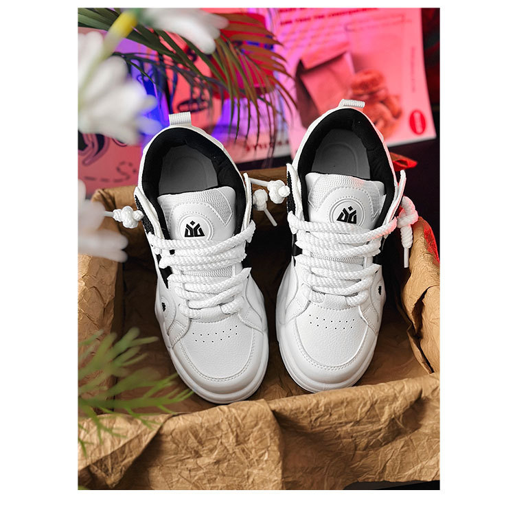 Sorte samurai skateboarding sko casual daddy sneakers_voghion.com