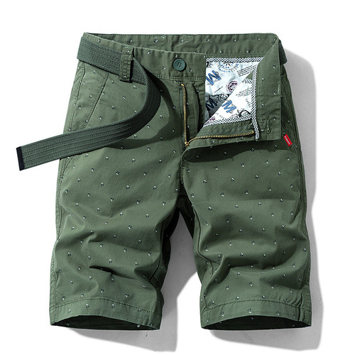 Men's Summer Designer Trend Brand Fashion Elastic Work Shorts Exclusive M5011