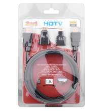 3in 1 HIGH SPEED HDTV CABLE 3D V1.4 FULL HD 1080P 2K 4K 1.5M
