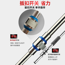 加长拖把杆旋转通用单杆家用加强杆替换配件拖布头吸水墩布杆拖布