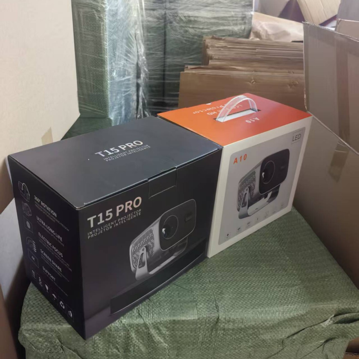 A10 스마트 프로젝터 러시아어 버전