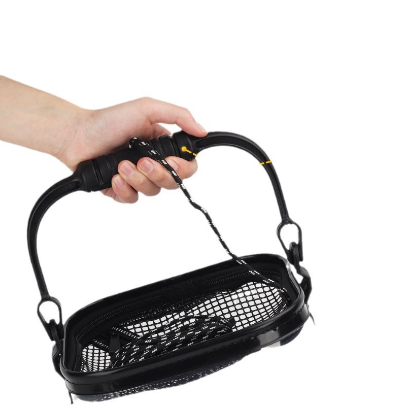 Luya live fish barrel stream multi -function new transparent fish barrel thickened foldable micro -object fishing barrels oxygen