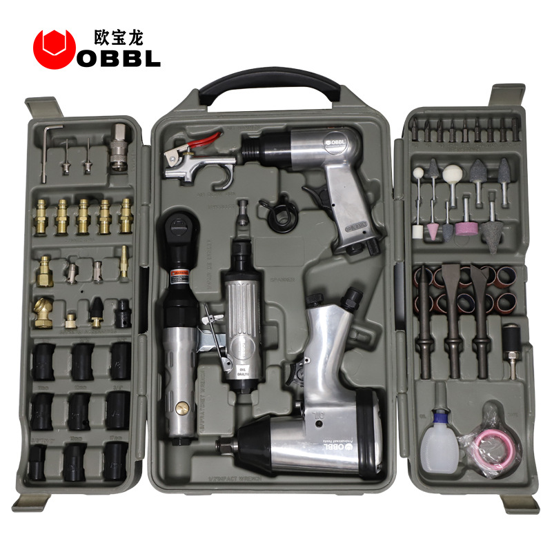 欧宝龙小风炮气动工具扳手大扭力汽修单锤风动风炮扳跨境义乌热销