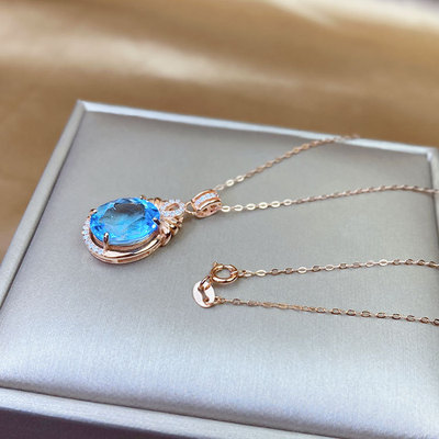 925 Silver Necklace Set Topaz Pendant marry gift Ruby Bracelet Emerald Necklace paraiba