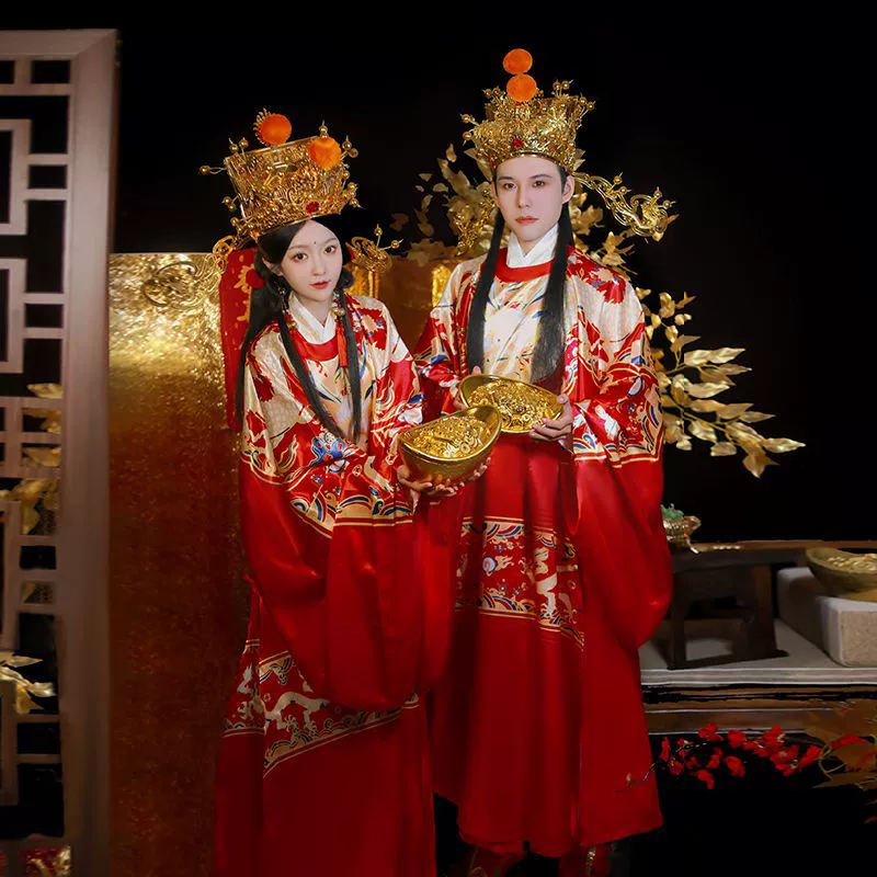 Костюм Бога богатства на Хэллоуин, полный комплект для взрослых и мужчин, костюм для новогодней вечеринки, драматический костюм для выступления, косплей