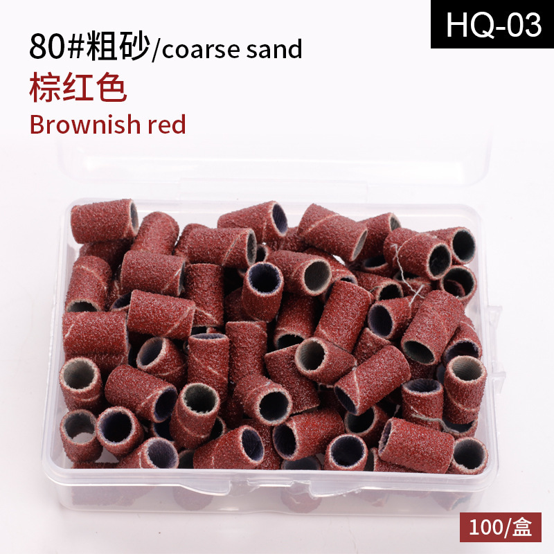 Juego de Anillos de Pulido para Uñas, con Eje para Máquina de Pulir, Anillos de Pulido Coloridos con Grano de Diamante