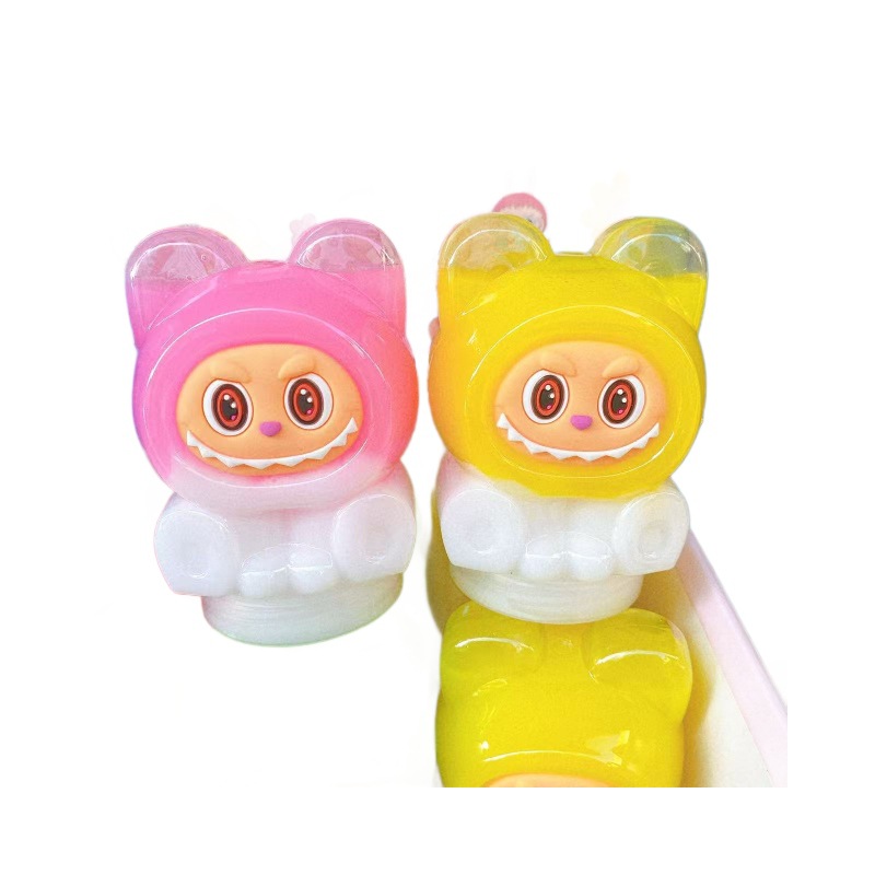 Nuevos dibujos animados espumantes pegamento abrazar leche lindo barro de color slime descomprimido DIY juguetes al por mayor