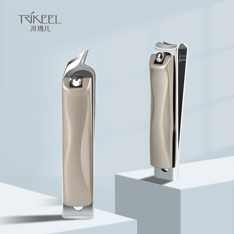 Chuanqi Er 2 Nail Clipper Oblique Mouth Nail Clipper Large Nail Clipper Portable Pliers Inlaid Nail for Home Use