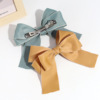 Hairpin with bow, fashionable hairgrip to go out, universal hair accessory, Korean style