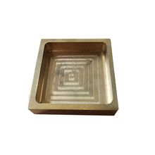 铜盒铜印盒子 铜印盒 法印盒铜盒砚台 铜印底座 底座 方形