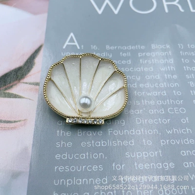 Yaxa sancaqları shell brooch simple elegant - shell-white-size-32441cm-weight-1124g
