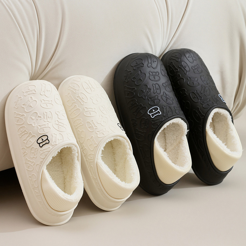 Waterproof Cotton Slippers for Women in Autumn and Winter New Indoor Home Warm Anti-Slip Bag and Postpartum Cotton Slippers for Ladies Couple Slippers Waterproof Cotton Slippers for Women in Autumn and Winter New Indoor Home Warm Anti-Slip Bag and Postpartum Cotton Slippers for Ladies Couple Slippers