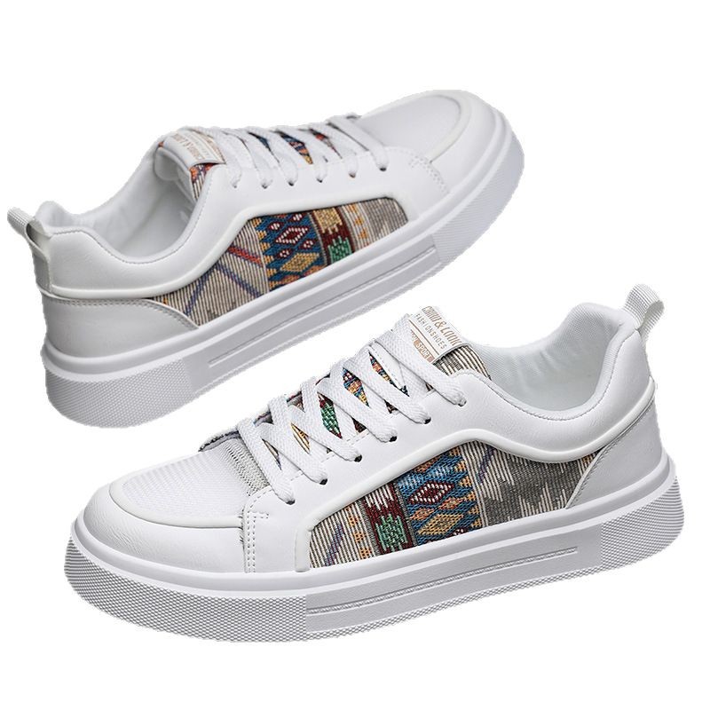 Las zapatillas de deporte de moda para hombres se pueden usar en todas las estaciones. Nuevos zapatos de hombre de suela gruesa a juego de colores diarios, cómodos y versátiles