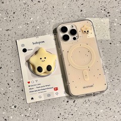 idm大穴磁気吸着スタンドはiPhone17、Apple 15、スマホケース13promaxR/78plus/11に適しています。