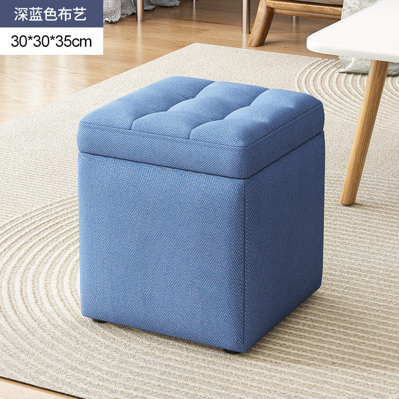 Taburete de almacenamiento, taburete de almacenamiento, puede sentarse en la puerta de la casa, probador de zapatos, banco de sofá pequeño, taburete de cambio de zapatos multifuncional