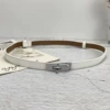 White silver buckle