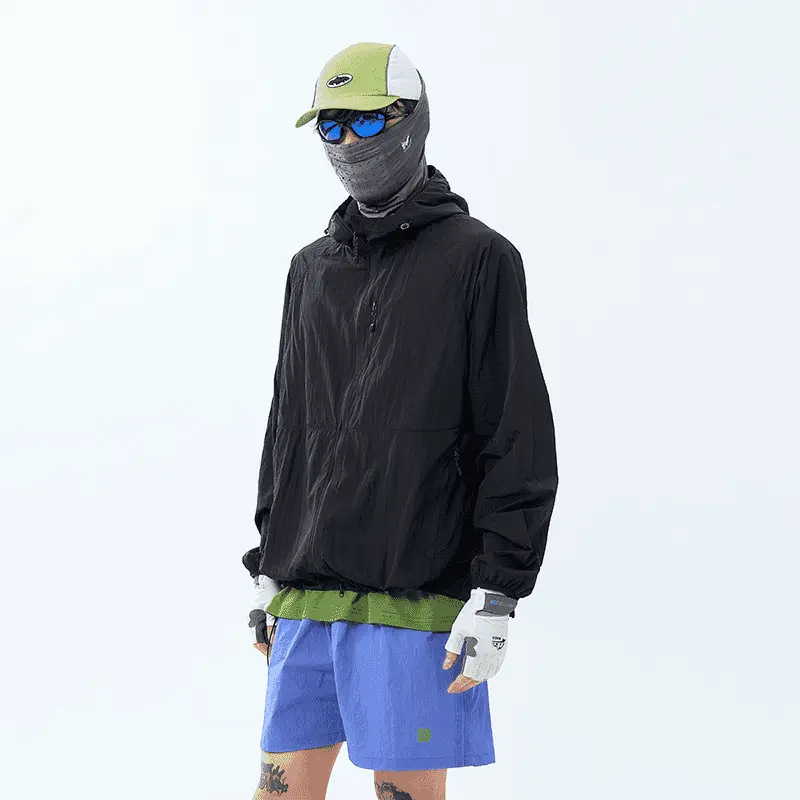 UPF50+冰丝防晒衣女夏季防晒服男2025新款户外山系薄款冲锋衣外套|undefined
