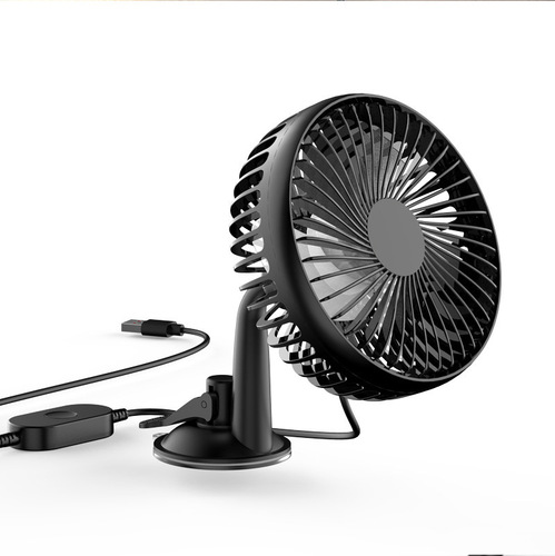 USB Car Fan 12V/24V Universal Single Head Car Home Mini Fan Creative Electric Fan