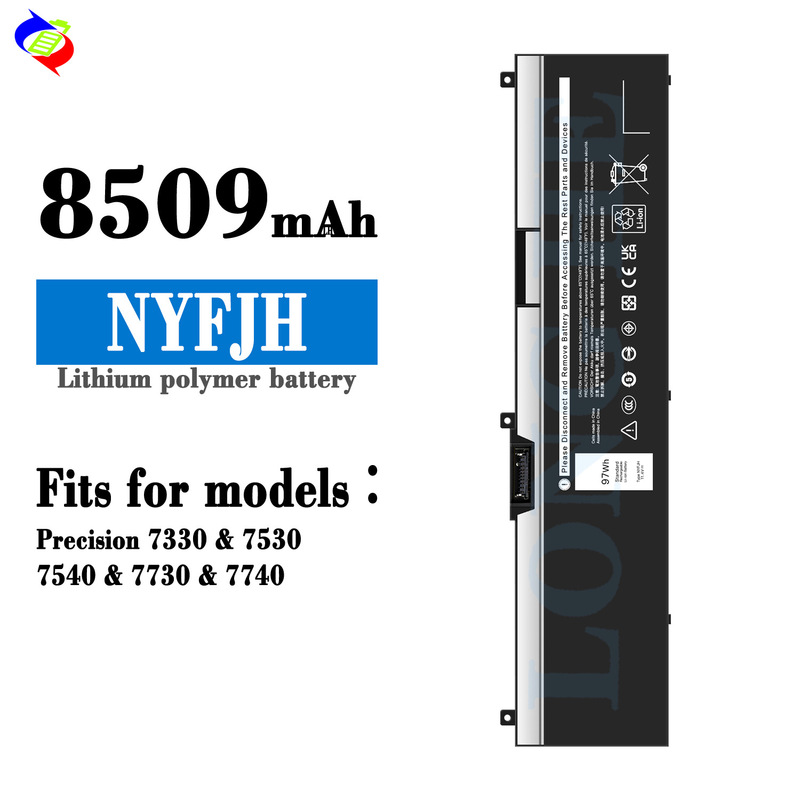 Suitable for Dell Nyfjh Laptop Battery Precision 7330/7530/7540/7730/7740