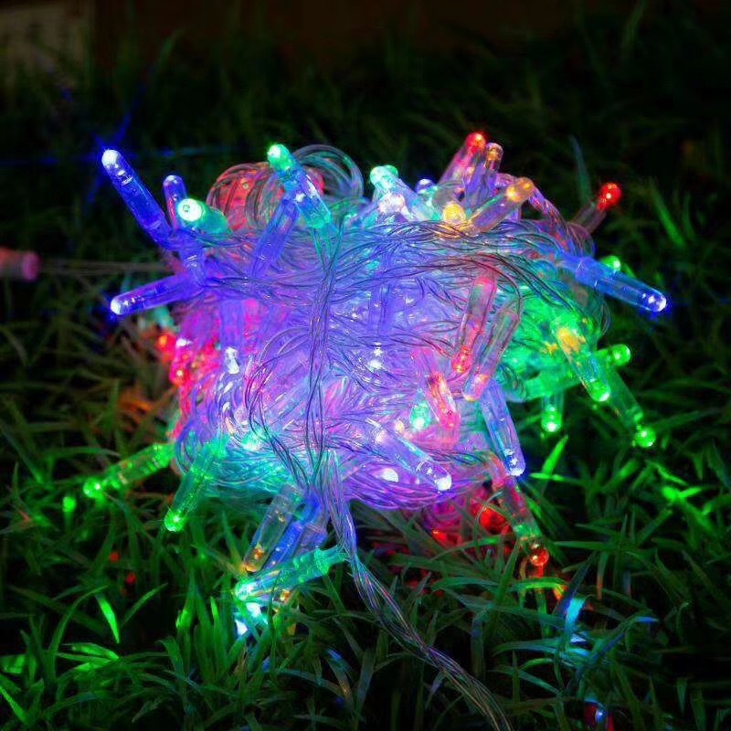 String LED al aire libre resaltado pegamento impermeable decoración de Navidad String Lights Celestial Atmosfera de vacaciones Lights al aire libre