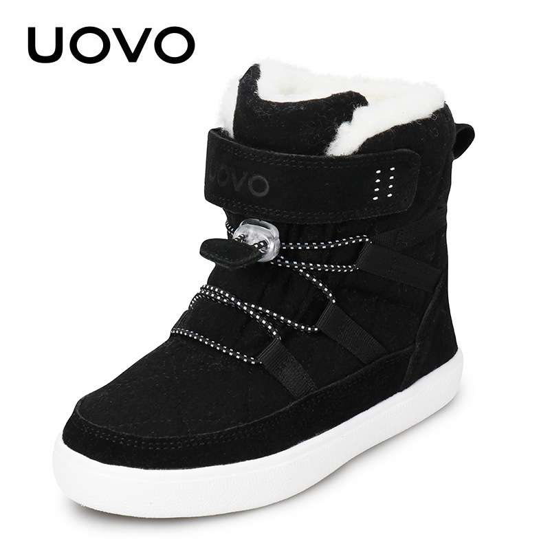 UOVO children's snow boots girls' wool snow shoes winter boys' plus…