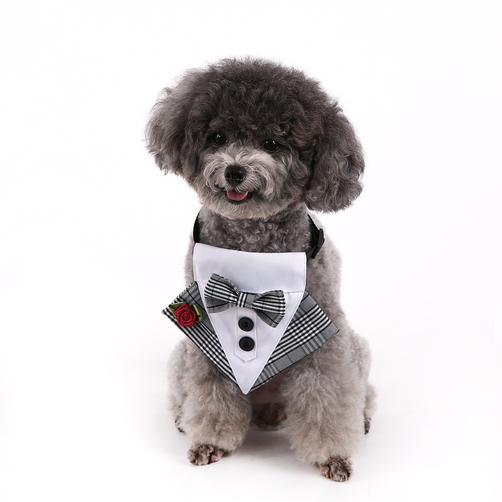 Navidad Año Nuevo transfronterizo nuevo estilo británico trajes de boda toallas de boda toallas de triángulo bufandas para mascotas