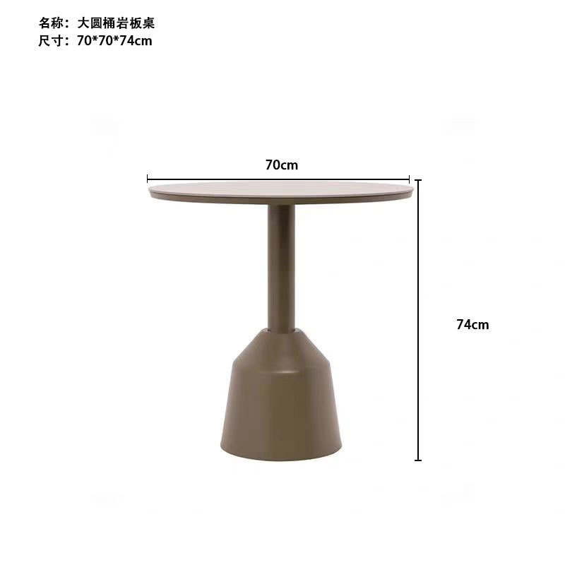 Mesa de balcón patio leche tienda de té snack centro comercial jardín terraza mesa de alojamiento mesa larga mesa de comedor estilo nórdico simple