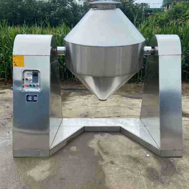 二手双锥混合机 干湿香辛料混合蔬菜 全自动混合设备 用途广泛