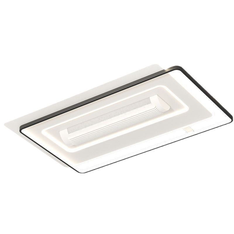 [Selección estricta] lámpara de ventilador silenciosa sin hoja moderna y simple sala de estar de espectro completo lámpara principal de techo