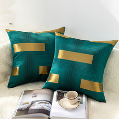 輕奢客廳沙發靠墊 高精密輕奢樣板房提花款抱枕套 辦公室午休靠墊