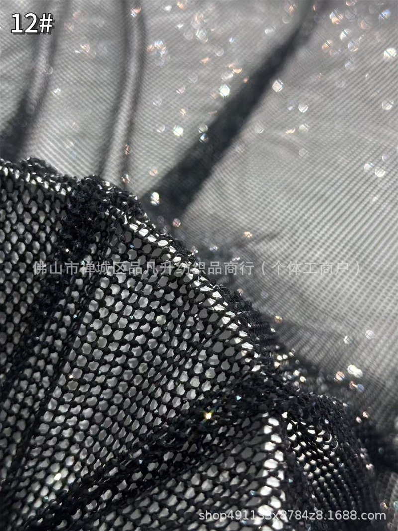 Fabricantes de tela de diamante caliente de alta densidad de 6 imitación de diamante australiano moda cena espectáculo de fiesta vestido de tela
