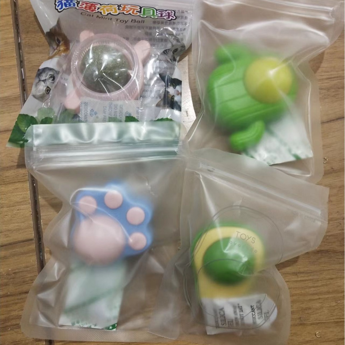 Cat Mint Ball, Wormhill Fruit Ball, Cat Self Hi Mint Ball Toy, New Cute Claw Rotating Mint Ball