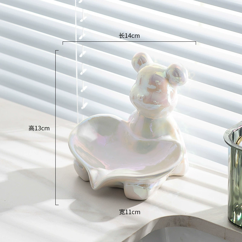 Soap holder, hygienic drying rack, light luxury style