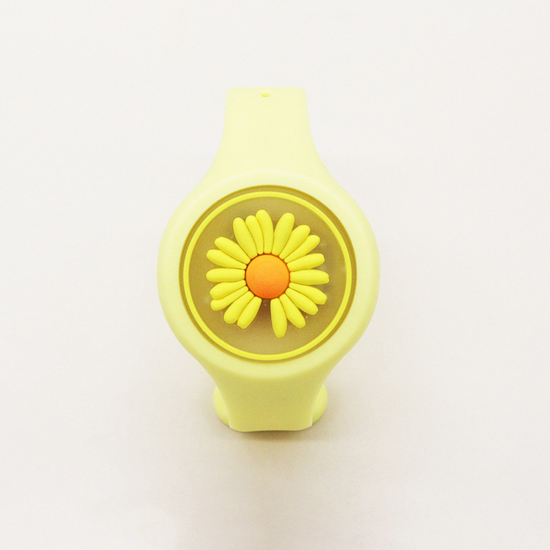 Pulsera de aceite esencial de planta coreana, pulsera de reloj, anillo de papa, giroscopio giratorio para niños, brazalete para niños