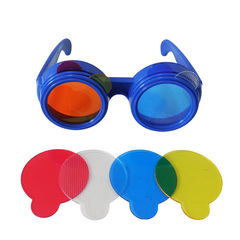 Cross-border children's color-changing glasses early education kindergarten student toys teaching aids three primary colors color mixing scientific principles