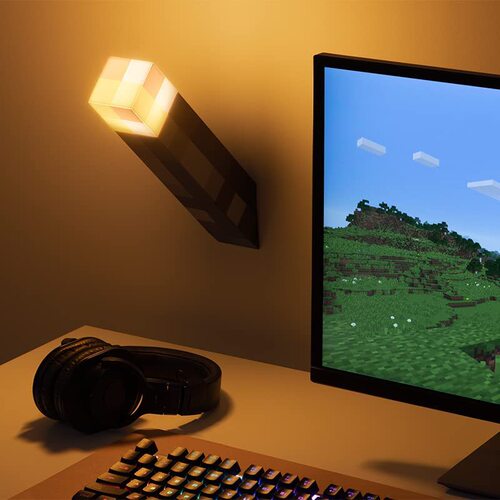 Minecraft peripheral diamond ore lamp color changing potion bottle torch torch model gift night light