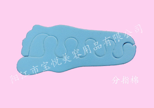 厂家直销 脚掌形 分趾器 隔趾棉 脚趾矫正器脚趾分期分指棉