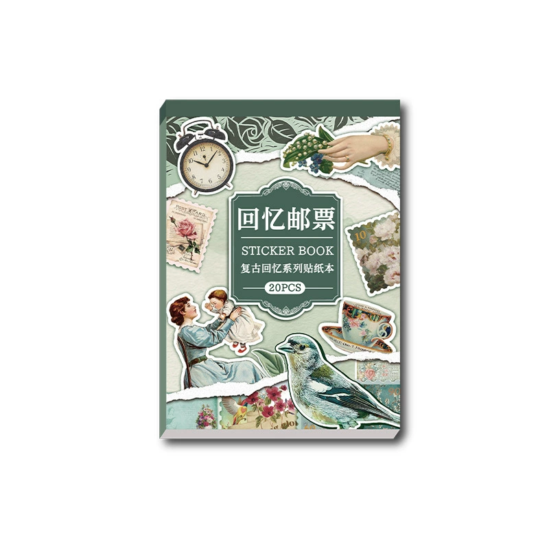 Старые воспоминания серия наклейки в американском стиле Руководство материал набор наклеек DIY Руководство коллаж база декоративные наклейки